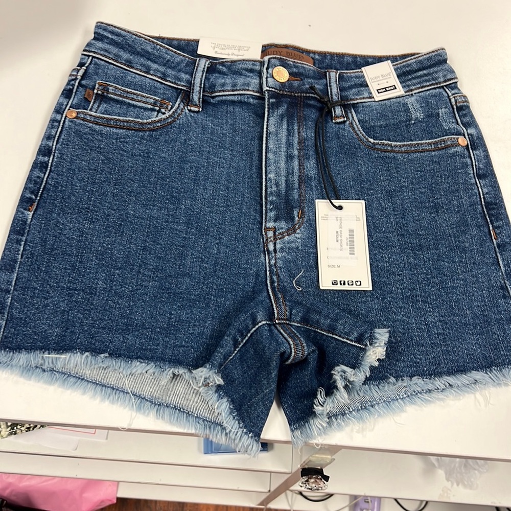 Denim shorts